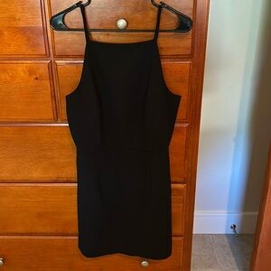 French Connection square neck black sheath dress size 8